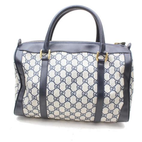 navy blue gucci diaper bag|gucci boston bag blue.